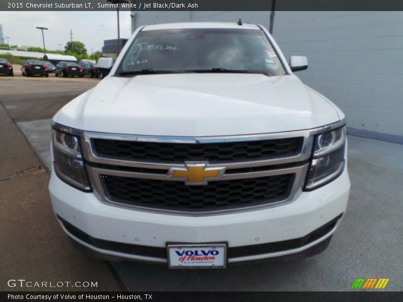 Summit White / Jet Black/Dark Ash 2015 Chevrolet Suburban LT