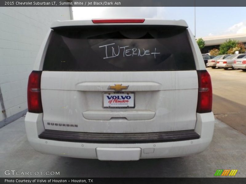 Summit White / Jet Black/Dark Ash 2015 Chevrolet Suburban LT