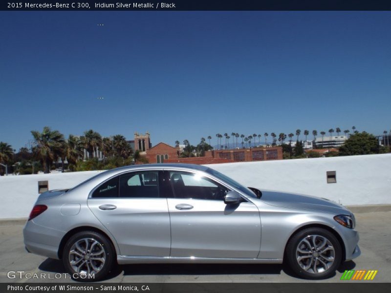 Iridium Silver Metallic / Black 2015 Mercedes-Benz C 300