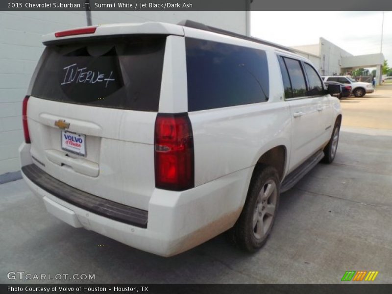 Summit White / Jet Black/Dark Ash 2015 Chevrolet Suburban LT