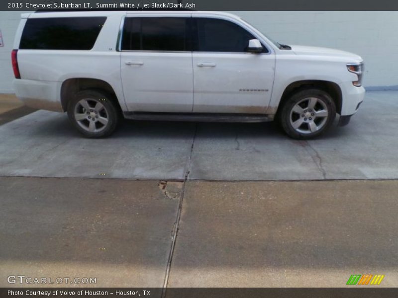 Summit White / Jet Black/Dark Ash 2015 Chevrolet Suburban LT