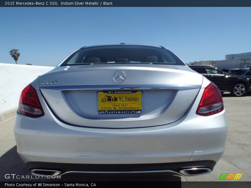 Iridium Silver Metallic / Black 2015 Mercedes-Benz C 300