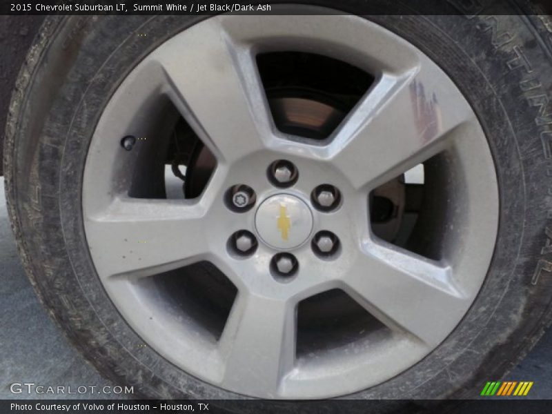 Summit White / Jet Black/Dark Ash 2015 Chevrolet Suburban LT