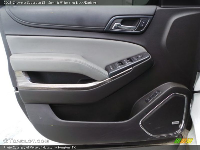 Summit White / Jet Black/Dark Ash 2015 Chevrolet Suburban LT