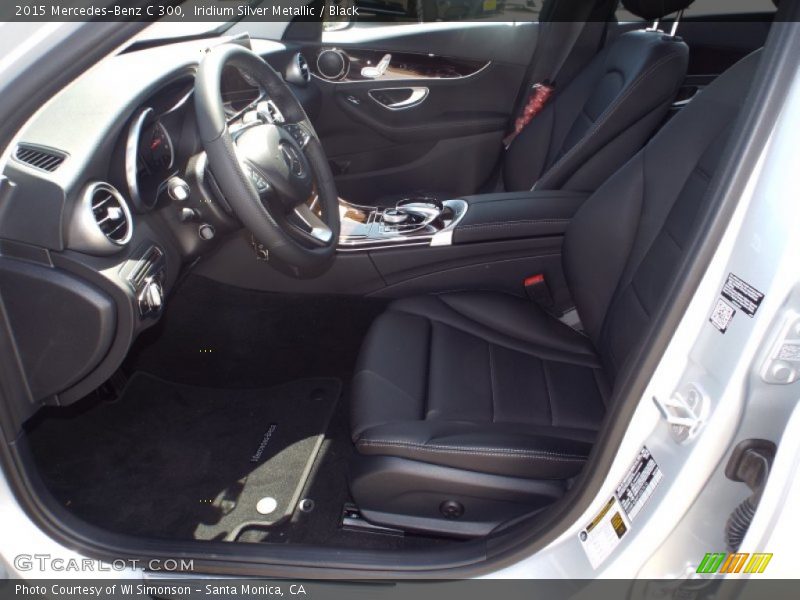 Iridium Silver Metallic / Black 2015 Mercedes-Benz C 300