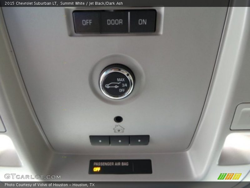 Summit White / Jet Black/Dark Ash 2015 Chevrolet Suburban LT