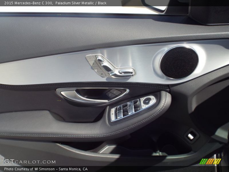 Paladium Silver Metallic / Black 2015 Mercedes-Benz C 300