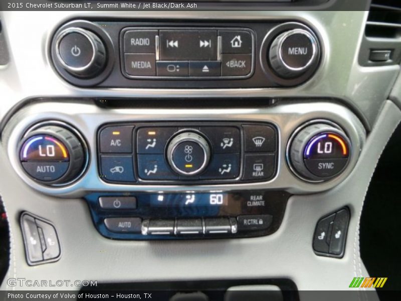 Summit White / Jet Black/Dark Ash 2015 Chevrolet Suburban LT