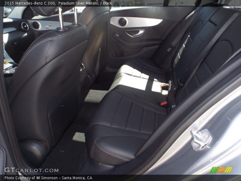 Paladium Silver Metallic / Black 2015 Mercedes-Benz C 300