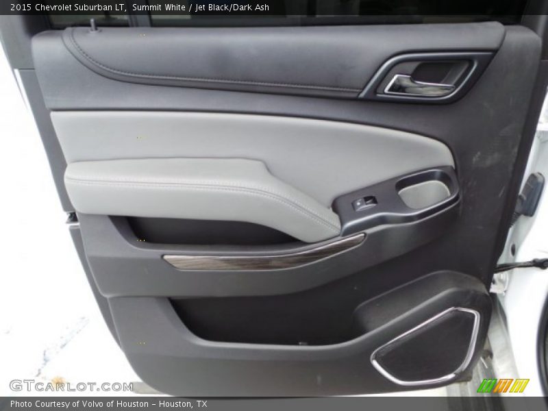 Summit White / Jet Black/Dark Ash 2015 Chevrolet Suburban LT