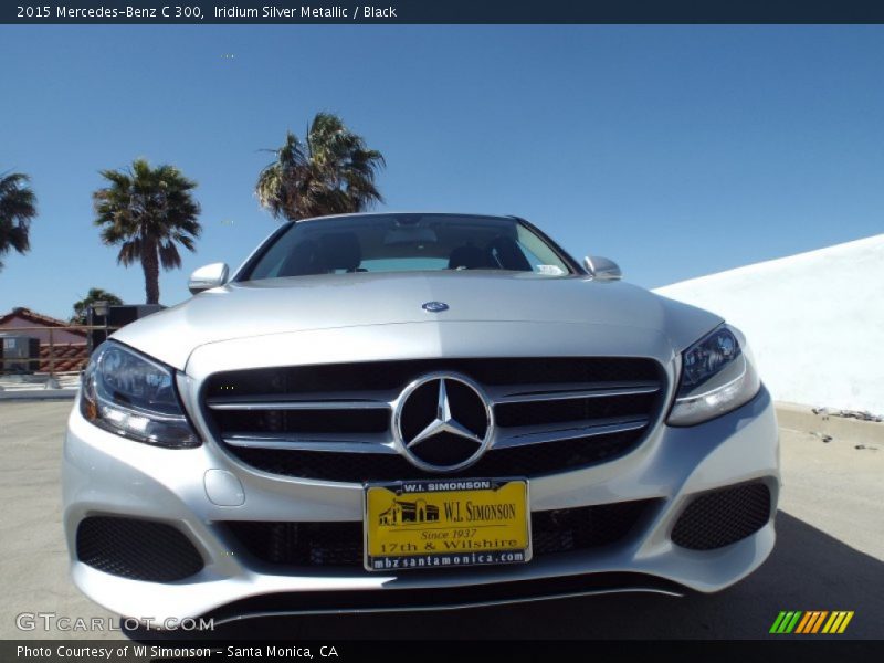 Iridium Silver Metallic / Black 2015 Mercedes-Benz C 300