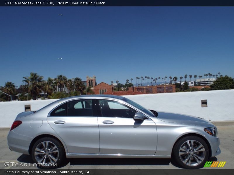 Iridium Silver Metallic / Black 2015 Mercedes-Benz C 300