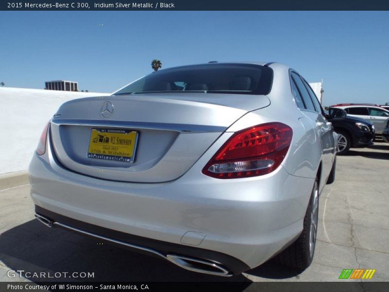 Iridium Silver Metallic / Black 2015 Mercedes-Benz C 300