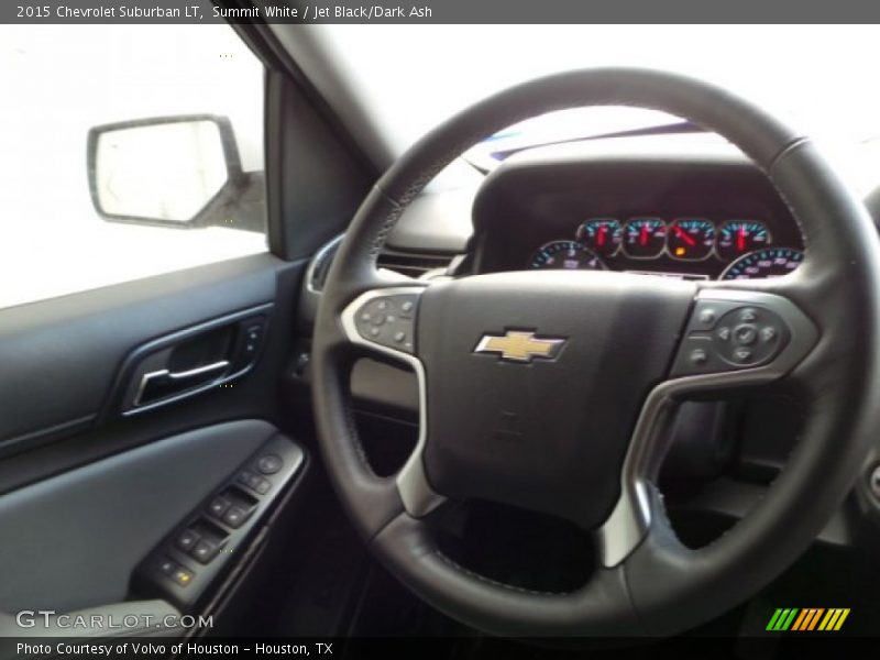 Summit White / Jet Black/Dark Ash 2015 Chevrolet Suburban LT