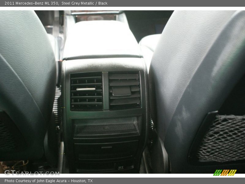 Steel Grey Metallic / Black 2011 Mercedes-Benz ML 350