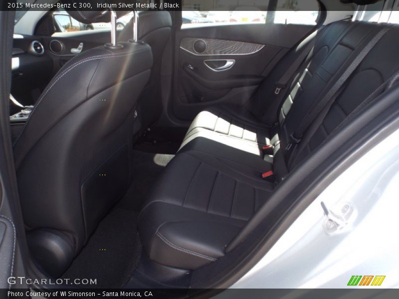 Iridium Silver Metallic / Black 2015 Mercedes-Benz C 300