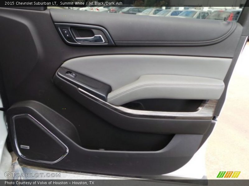 Summit White / Jet Black/Dark Ash 2015 Chevrolet Suburban LT