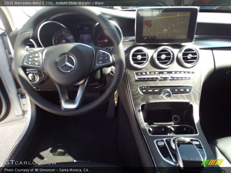 Iridium Silver Metallic / Black 2015 Mercedes-Benz C 300