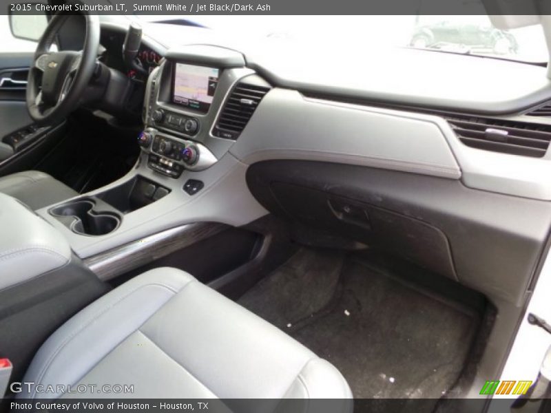 Summit White / Jet Black/Dark Ash 2015 Chevrolet Suburban LT