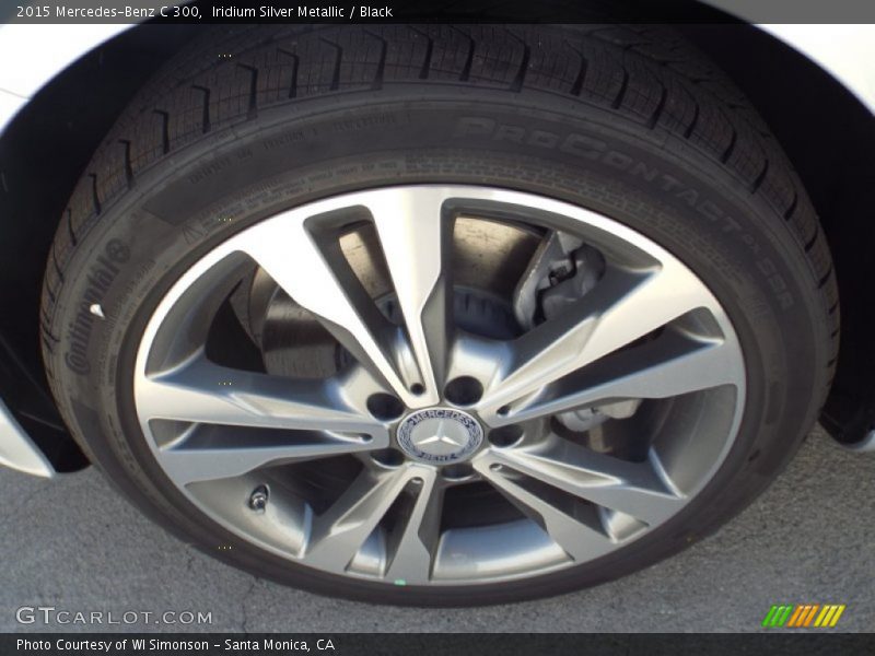 Iridium Silver Metallic / Black 2015 Mercedes-Benz C 300