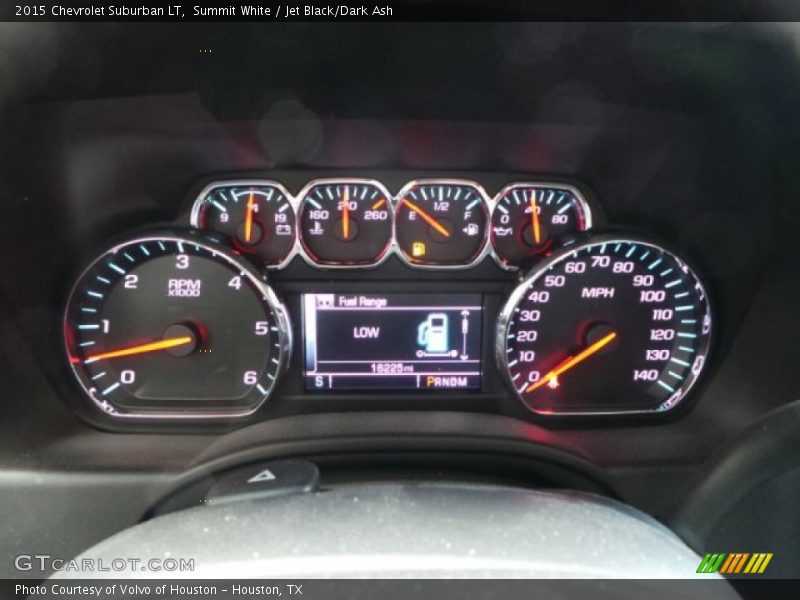 Summit White / Jet Black/Dark Ash 2015 Chevrolet Suburban LT