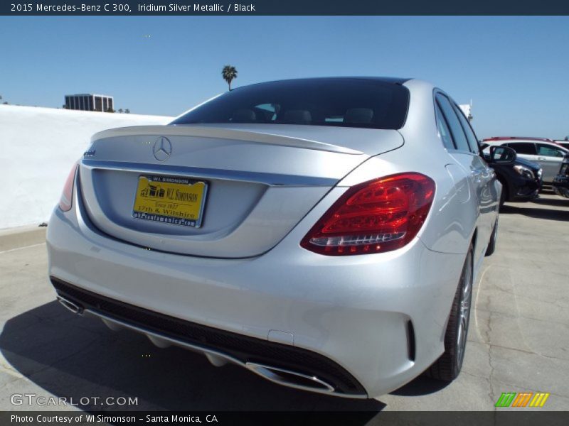 Iridium Silver Metallic / Black 2015 Mercedes-Benz C 300