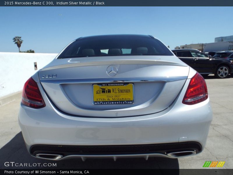 Iridium Silver Metallic / Black 2015 Mercedes-Benz C 300