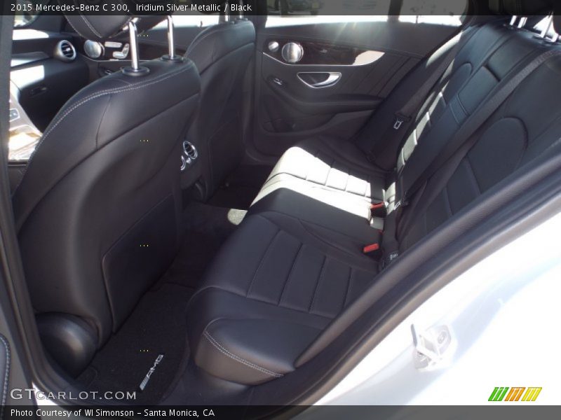 Iridium Silver Metallic / Black 2015 Mercedes-Benz C 300