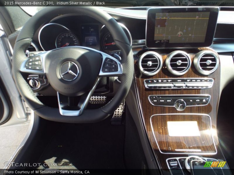 Iridium Silver Metallic / Black 2015 Mercedes-Benz C 300