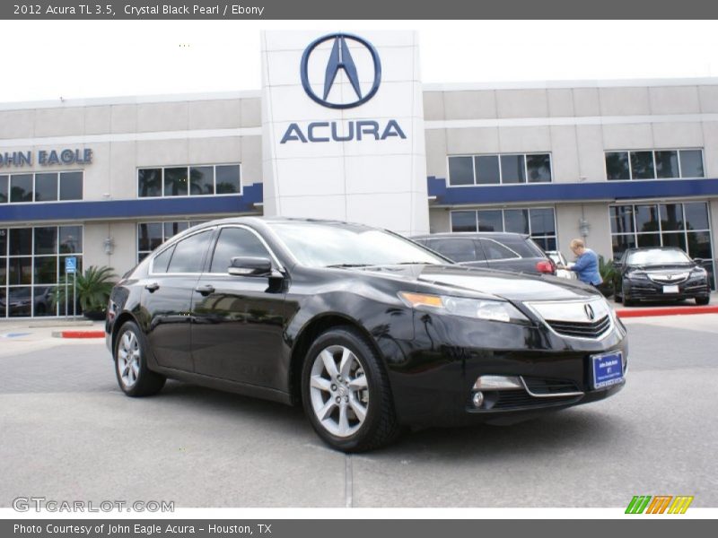 Crystal Black Pearl / Ebony 2012 Acura TL 3.5