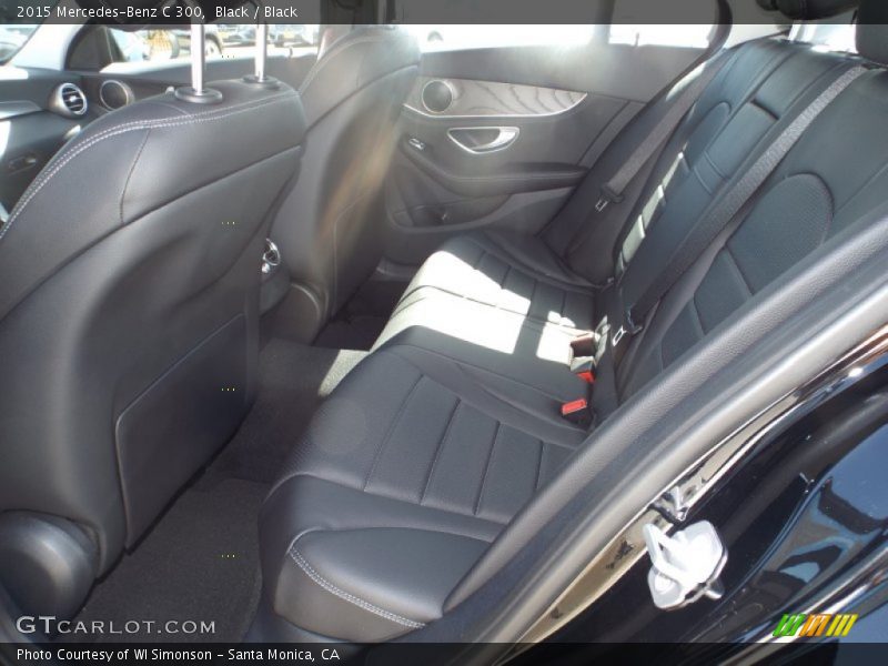 Black / Black 2015 Mercedes-Benz C 300