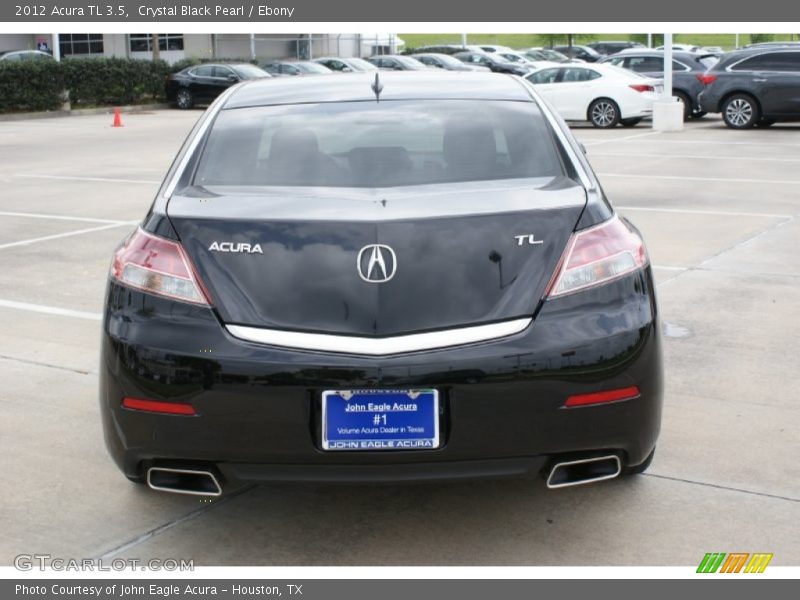 Crystal Black Pearl / Ebony 2012 Acura TL 3.5