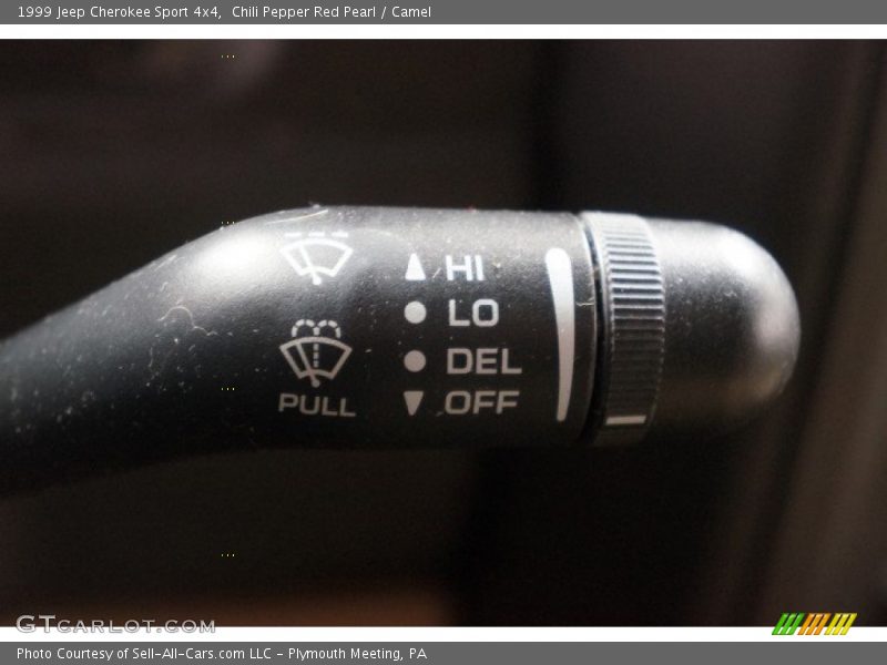 Chili Pepper Red Pearl / Camel 1999 Jeep Cherokee Sport 4x4