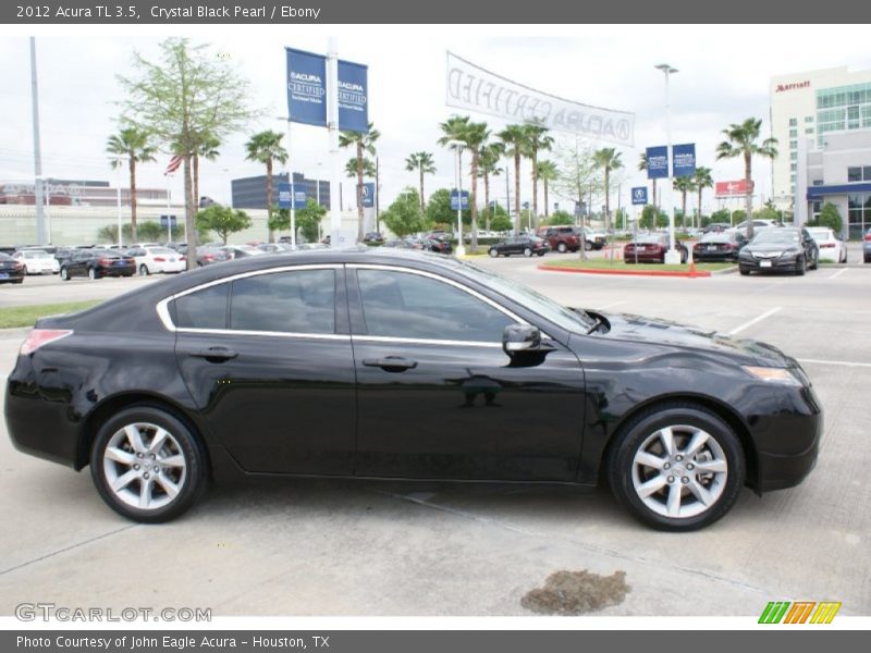 Crystal Black Pearl / Ebony 2012 Acura TL 3.5
