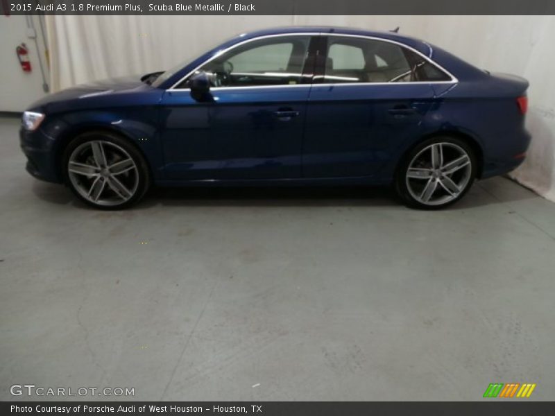 Scuba Blue Metallic / Black 2015 Audi A3 1.8 Premium Plus