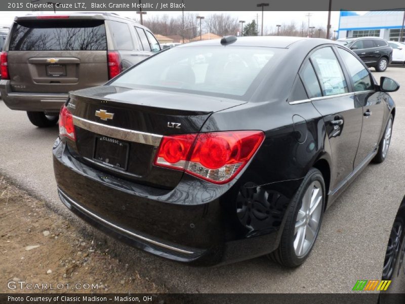Black Granite Metallic / Jet Black 2015 Chevrolet Cruze LTZ
