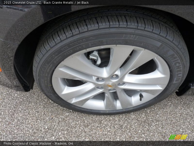 Black Granite Metallic / Jet Black 2015 Chevrolet Cruze LTZ