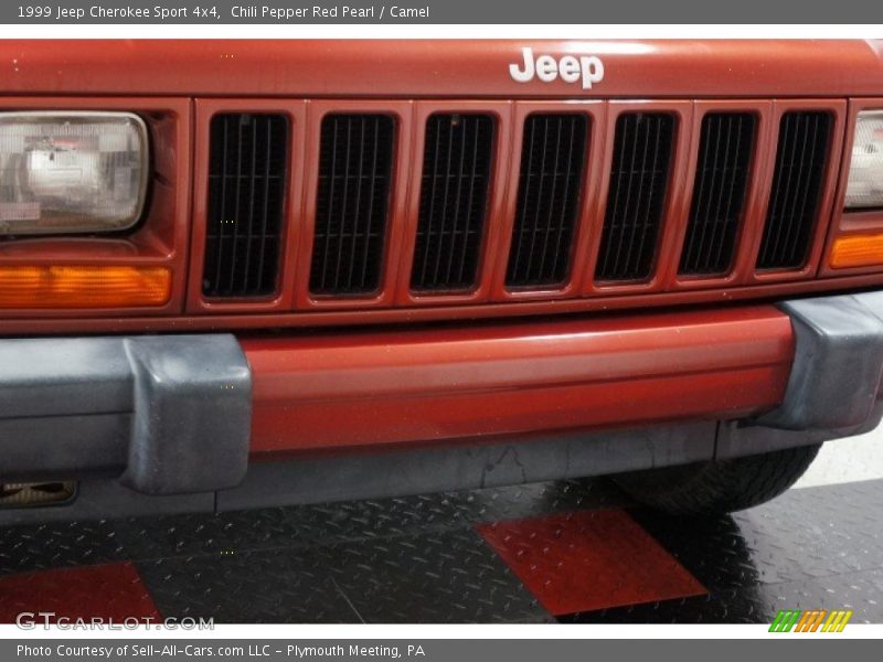 Chili Pepper Red Pearl / Camel 1999 Jeep Cherokee Sport 4x4
