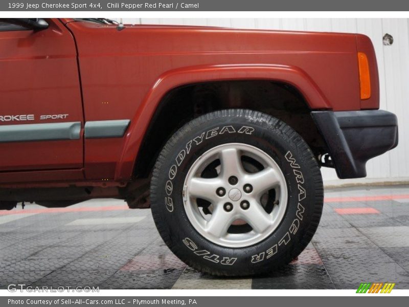 Chili Pepper Red Pearl / Camel 1999 Jeep Cherokee Sport 4x4