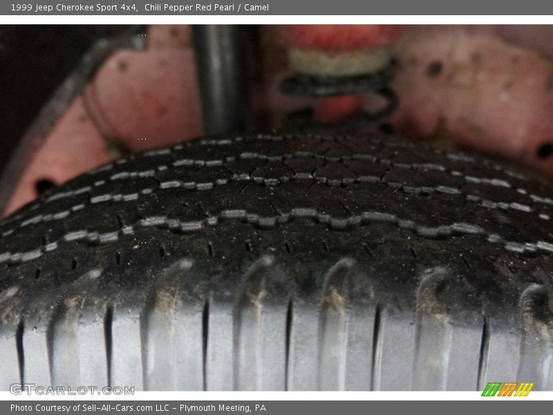 Chili Pepper Red Pearl / Camel 1999 Jeep Cherokee Sport 4x4