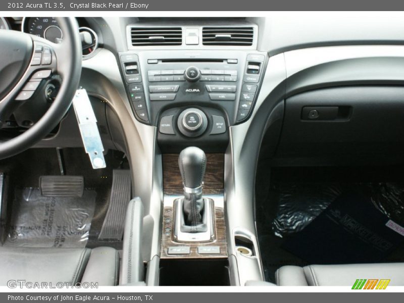 Crystal Black Pearl / Ebony 2012 Acura TL 3.5