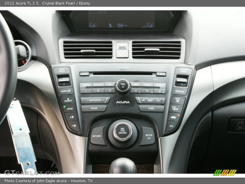 Crystal Black Pearl / Ebony 2012 Acura TL 3.5