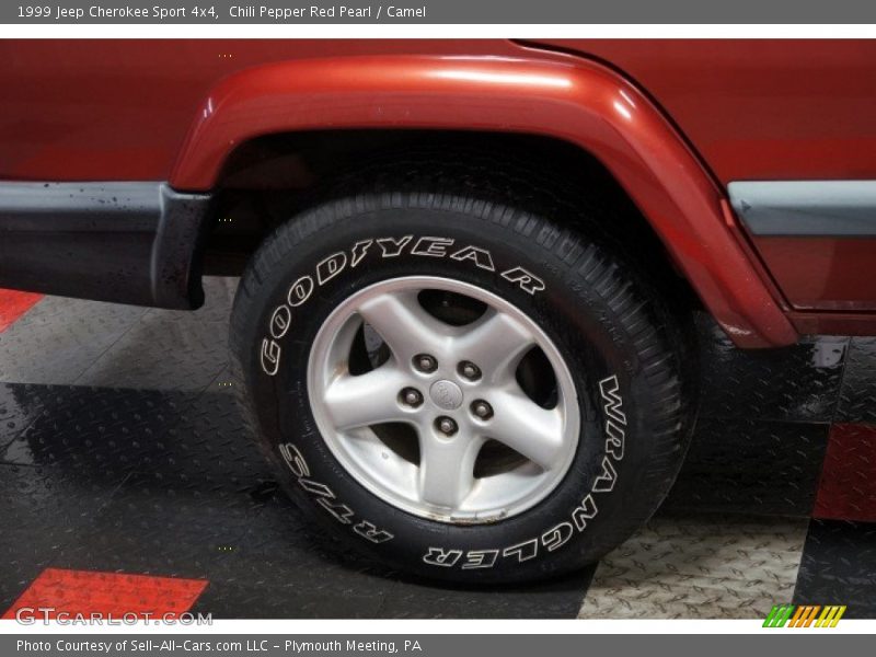 Chili Pepper Red Pearl / Camel 1999 Jeep Cherokee Sport 4x4
