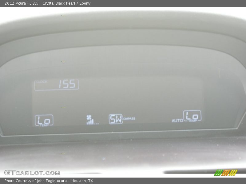 Crystal Black Pearl / Ebony 2012 Acura TL 3.5