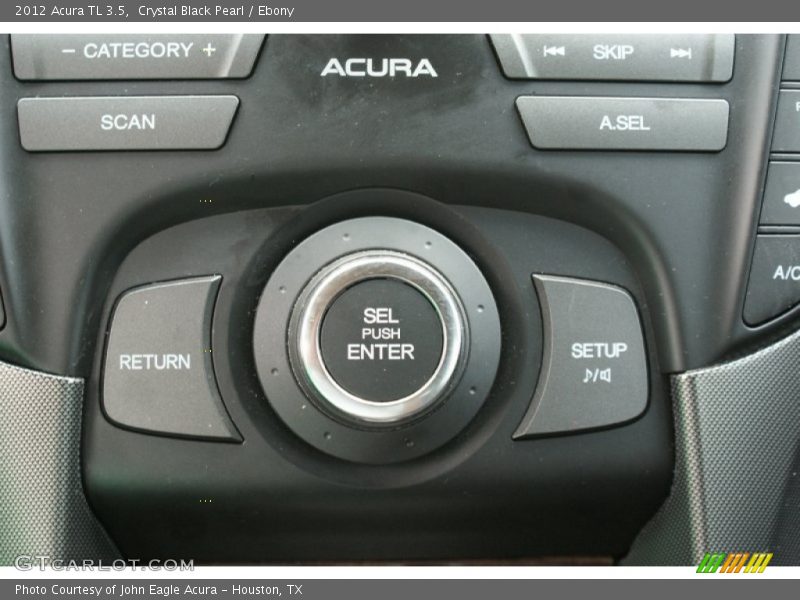Crystal Black Pearl / Ebony 2012 Acura TL 3.5
