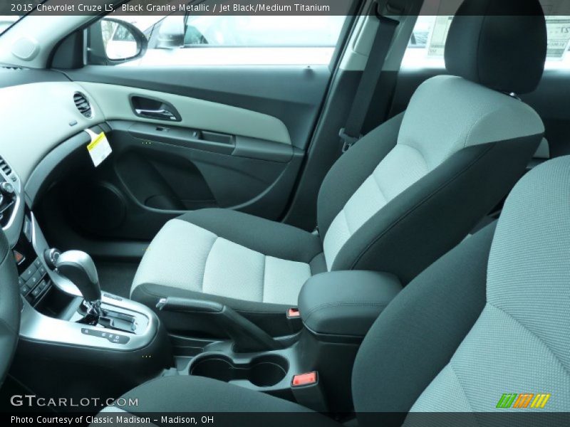 Black Granite Metallic / Jet Black/Medium Titanium 2015 Chevrolet Cruze LS