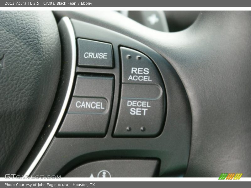 Crystal Black Pearl / Ebony 2012 Acura TL 3.5