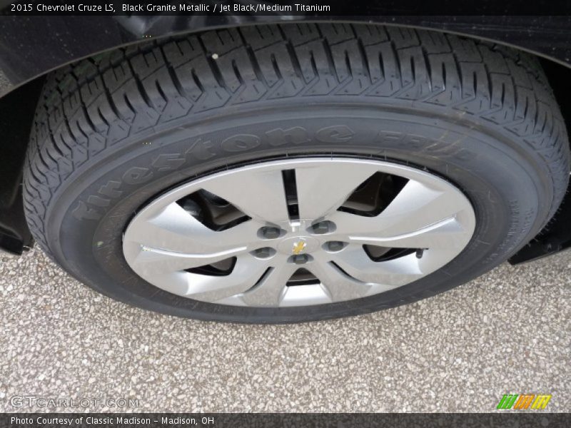 Black Granite Metallic / Jet Black/Medium Titanium 2015 Chevrolet Cruze LS