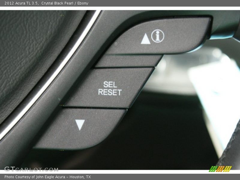 Crystal Black Pearl / Ebony 2012 Acura TL 3.5