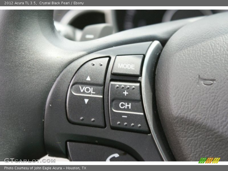 Crystal Black Pearl / Ebony 2012 Acura TL 3.5